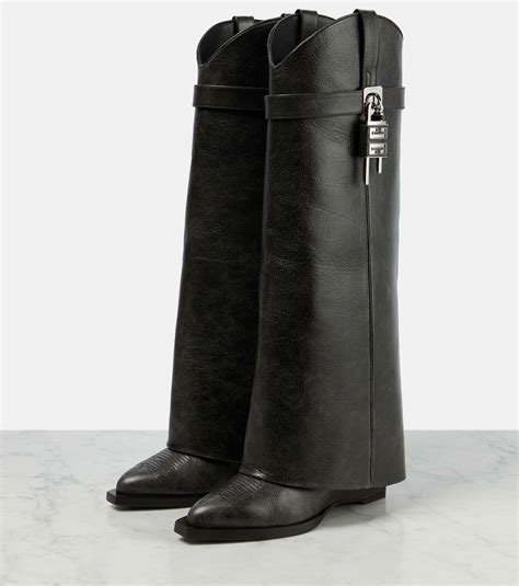 givenchy square toe boots|Givenchy cowboy boots.